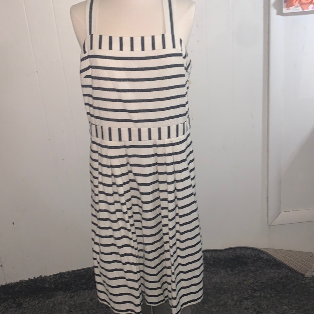 Eva Mendez size 14 Striped Dress